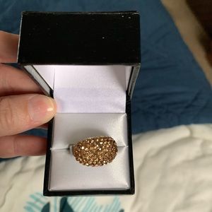 NIB Kohl’s cocktail ring sz 8 citrine cz